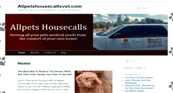Desktop Screenshot of allpetshousecallsvet.com